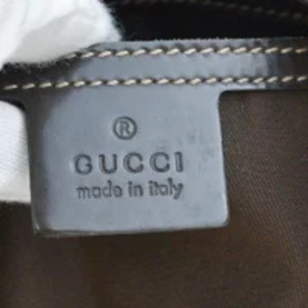 Gucci GG Supreme Joy Bardot shoulder bag monogram patent leather - Picture 9 of 9